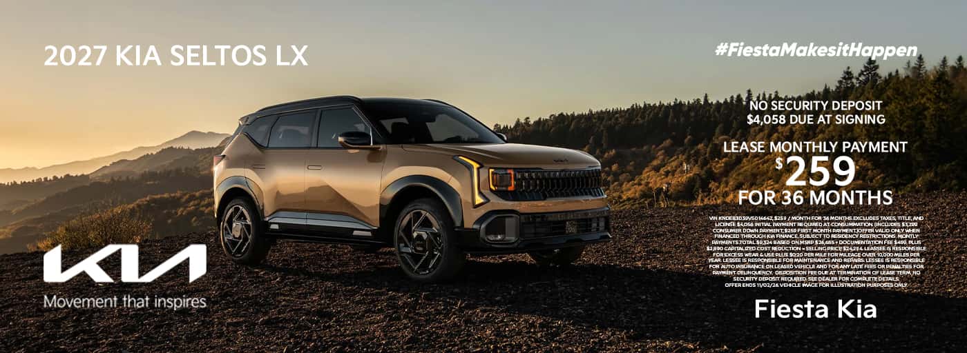 Fiesta Kia October 2026 Seltos Special