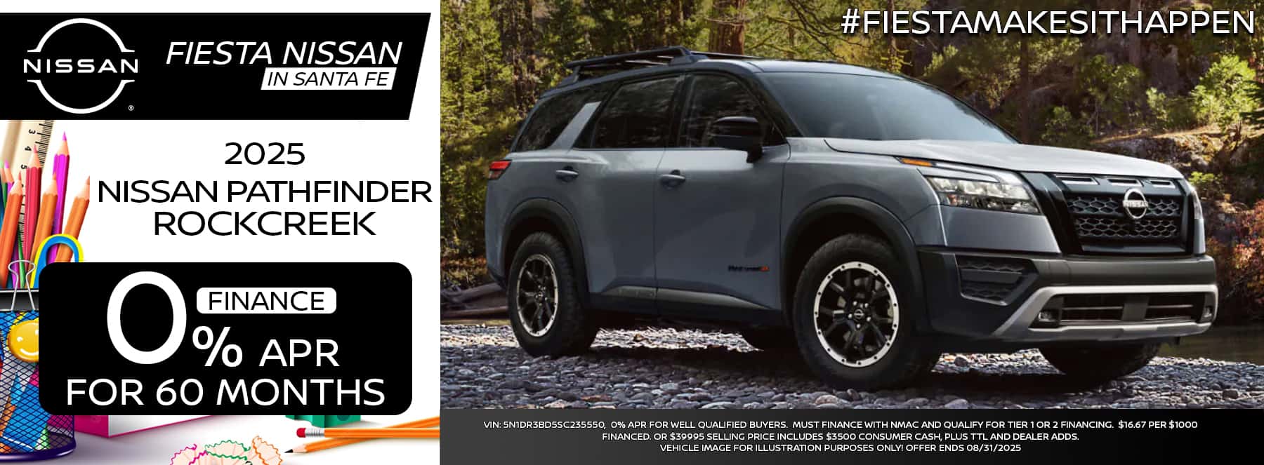 Fiesta Nissan August 2025 Pathfinder Special