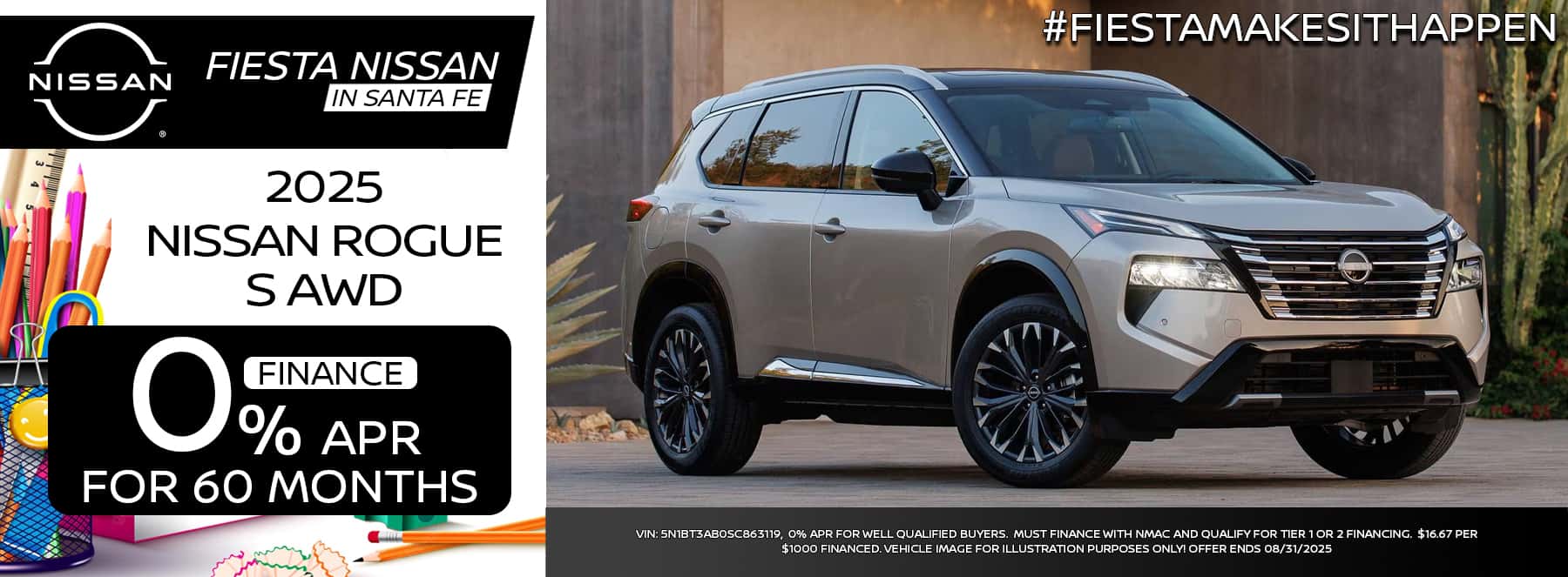 Fiesta Nissan August 2025 Rogue Special
