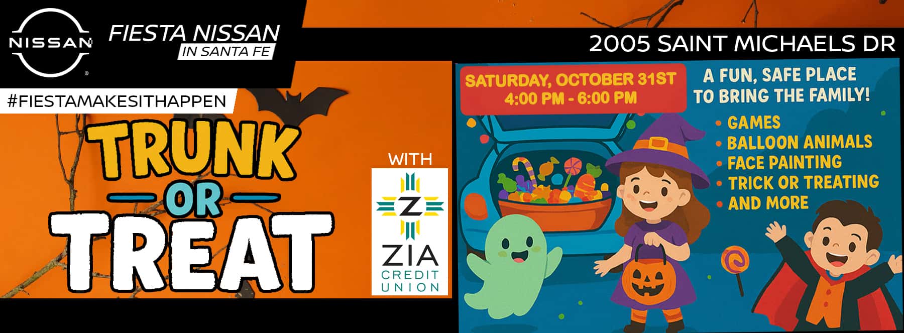 Fiesta Nissan October 2026 Trunk or Treat