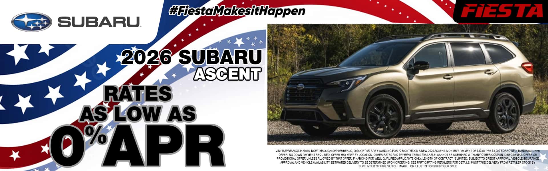 Viva Chevrolet September 2026 Ascent Special