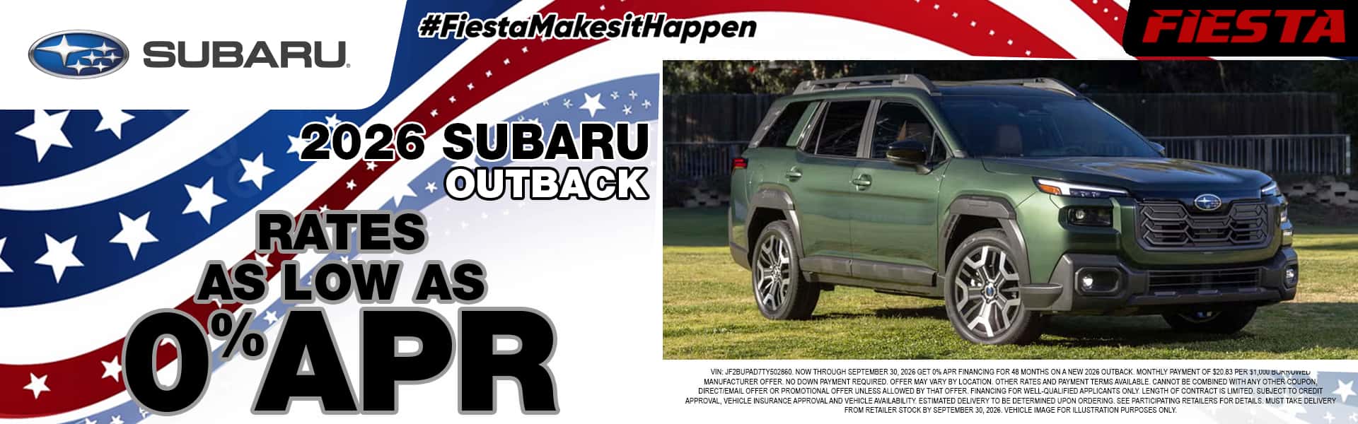 Viva Chevrolet September 2026 Outback Special