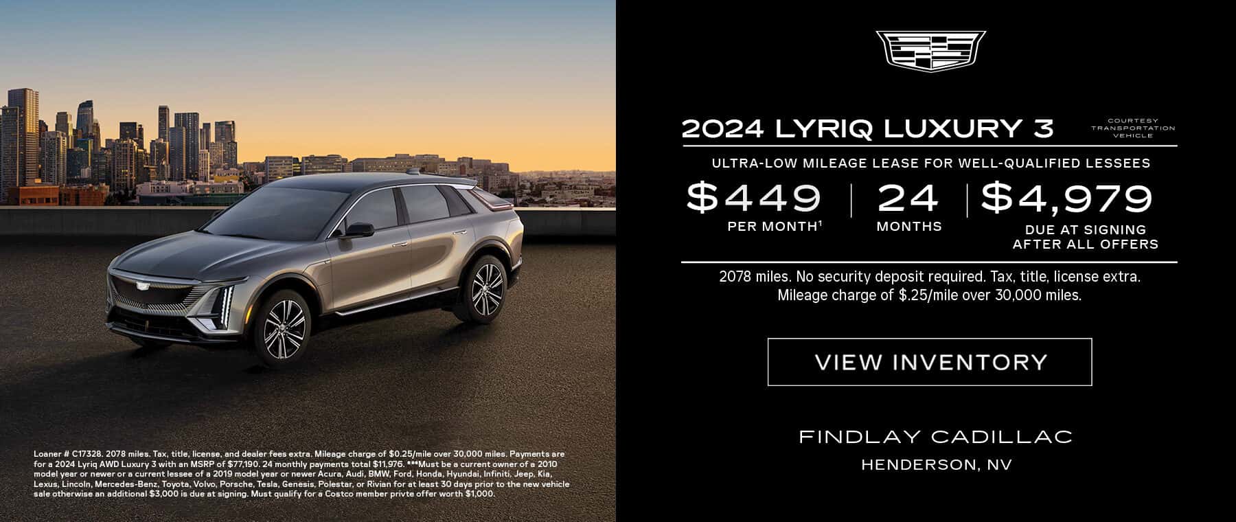 Findlay-Cadillac-Henderson—February-2025—2024-Lyriq—Banner—1800×760