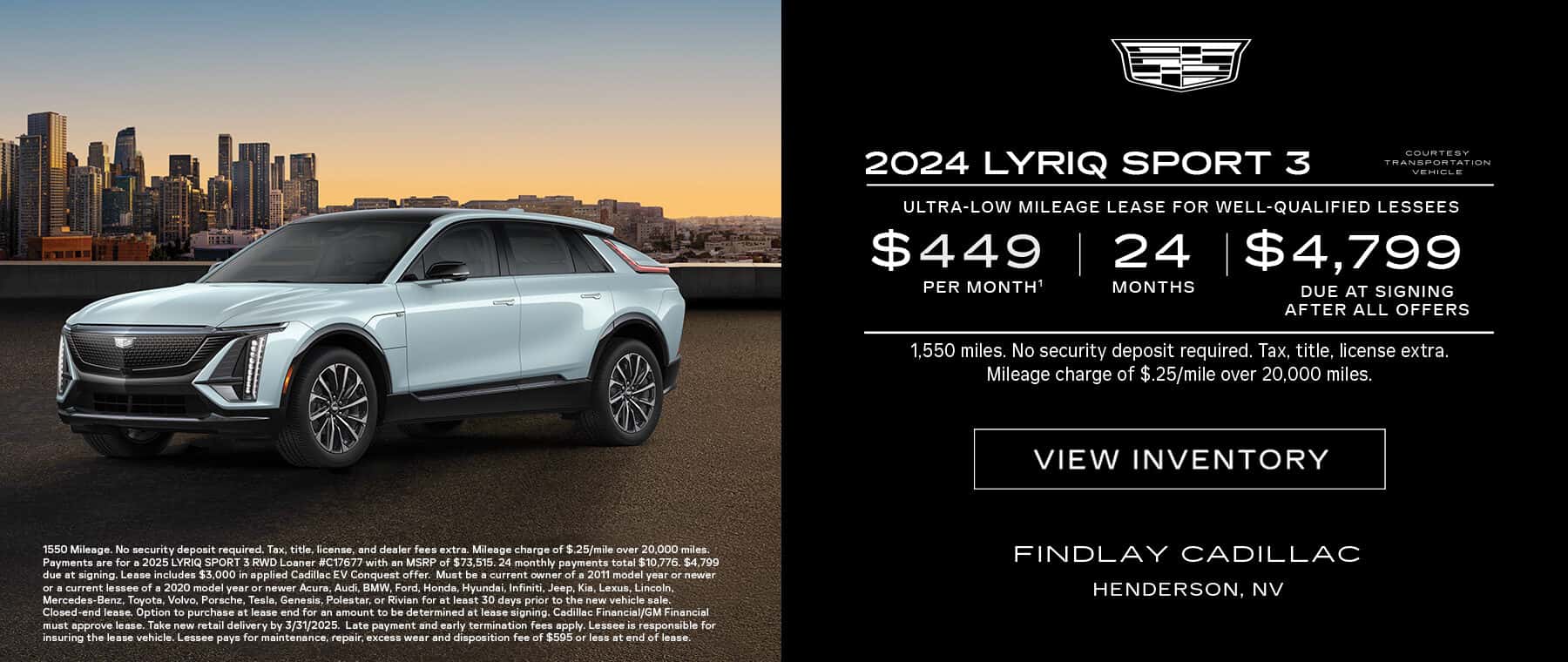 $449 2024 Lyriq