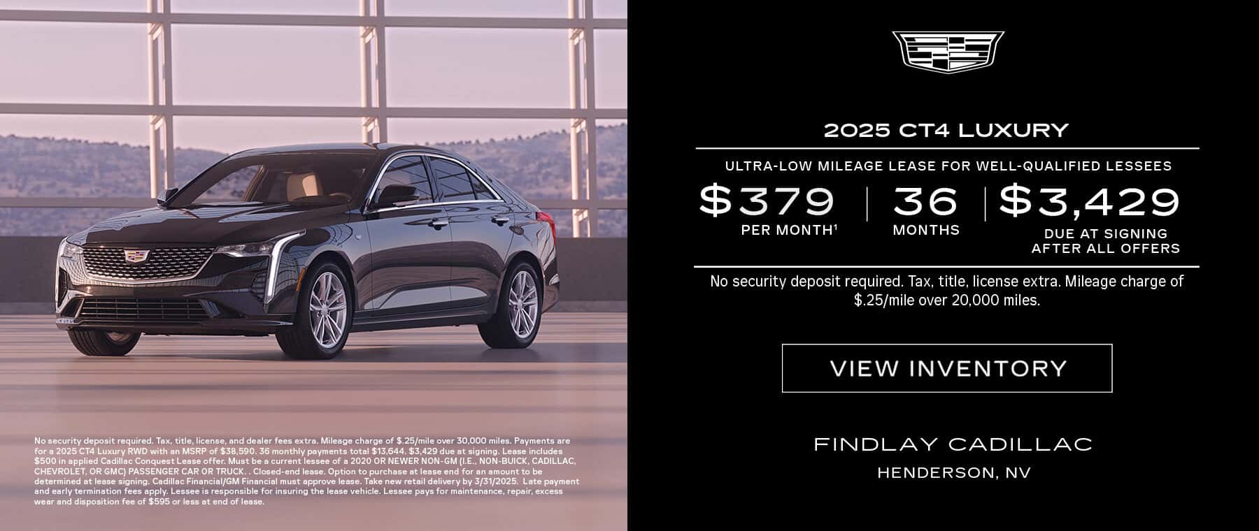 2025 CT4 Luxury