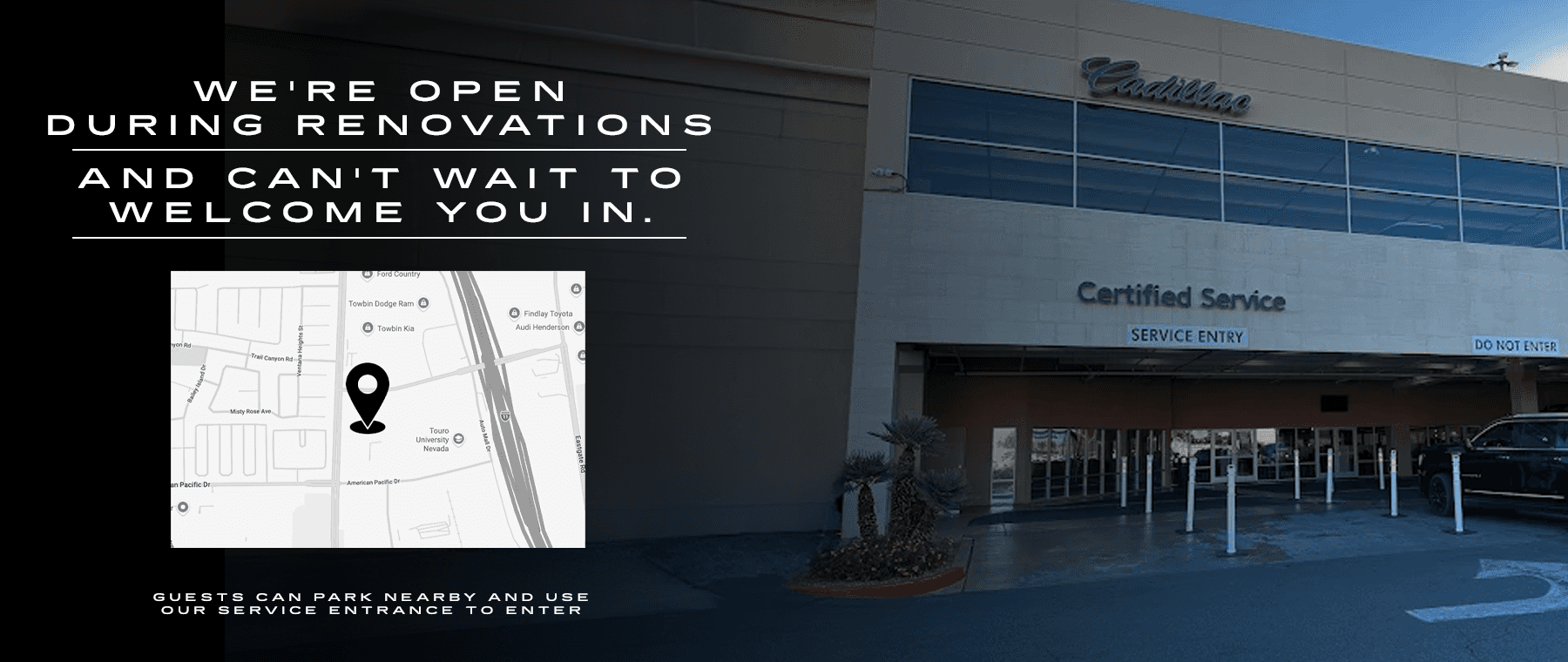 Open during Renovation