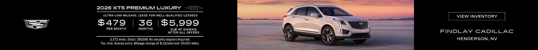 2026 XT5 Premium Luxury