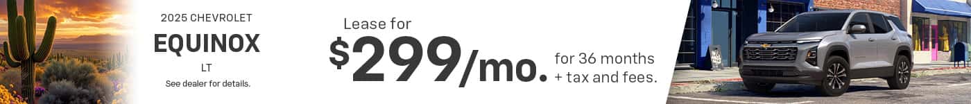 Lease for $299 a month