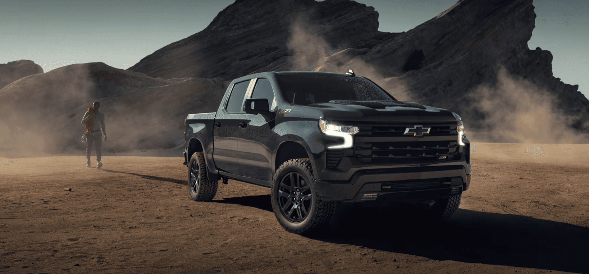 2026 Chevrolet Silverado 1500 outside in the desert