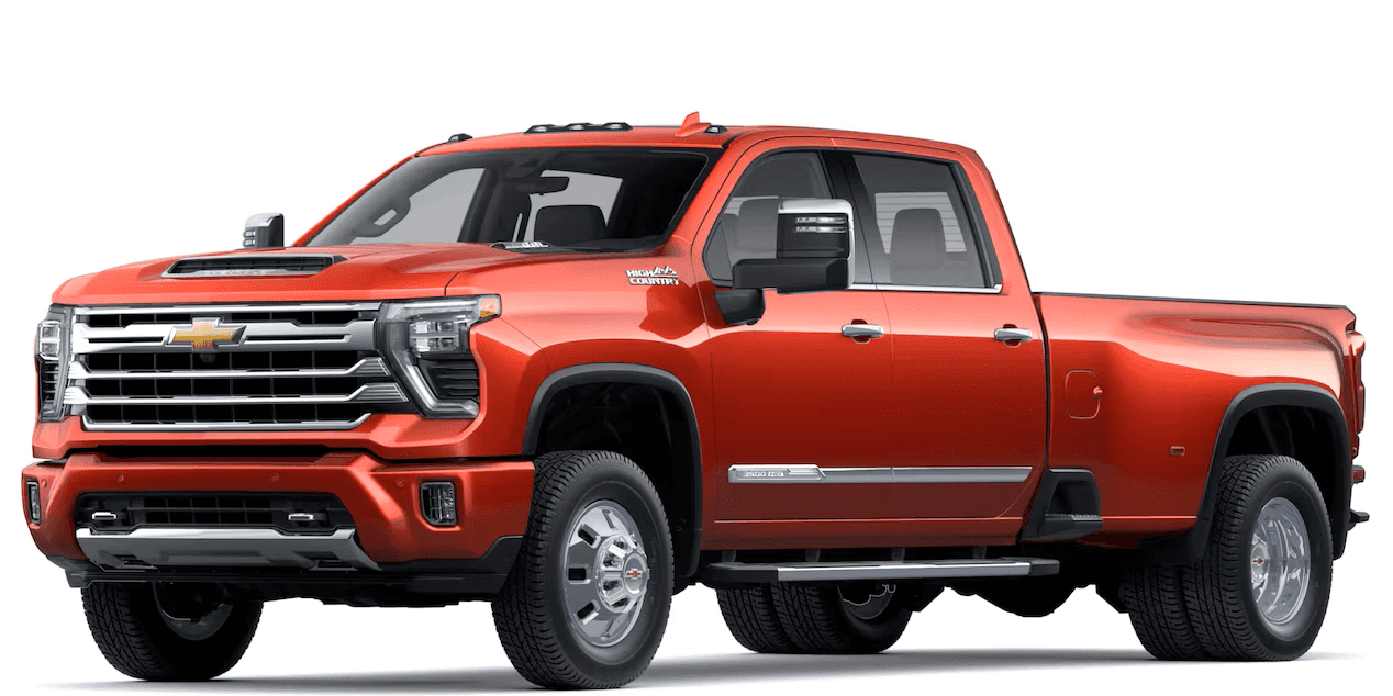 2025 Chevy Silverado 3500 HD red