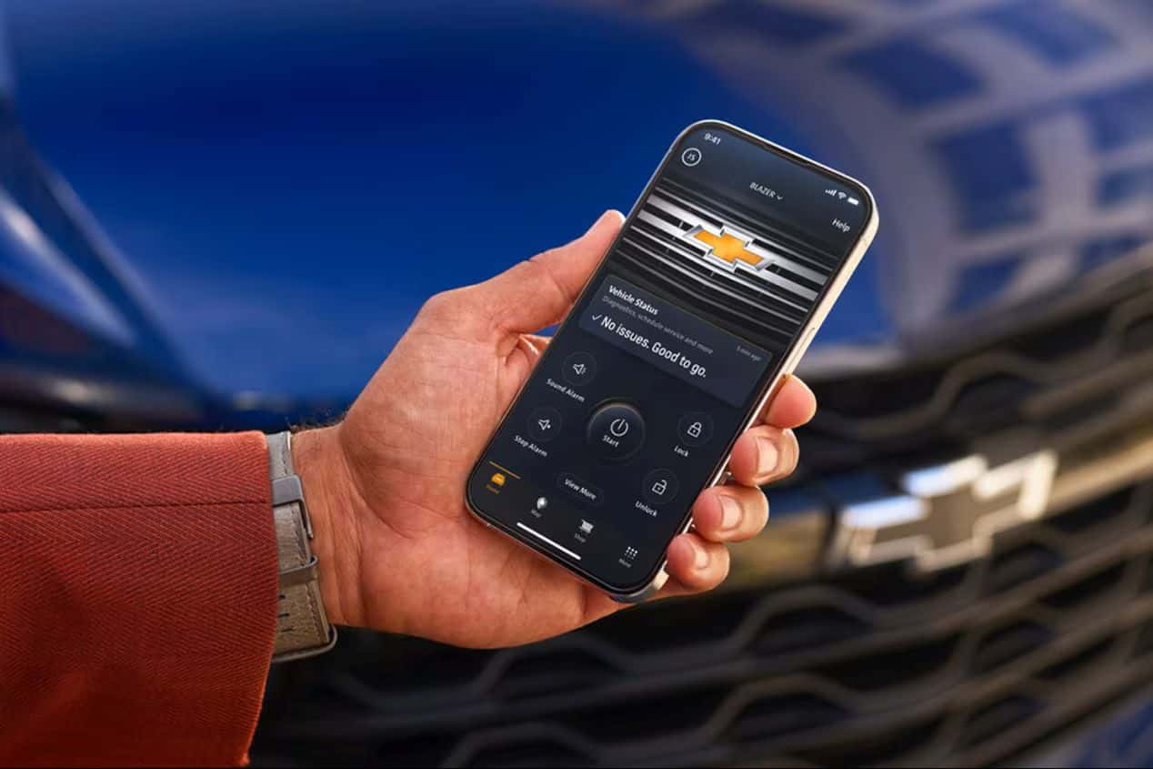 phone with chevy connected services