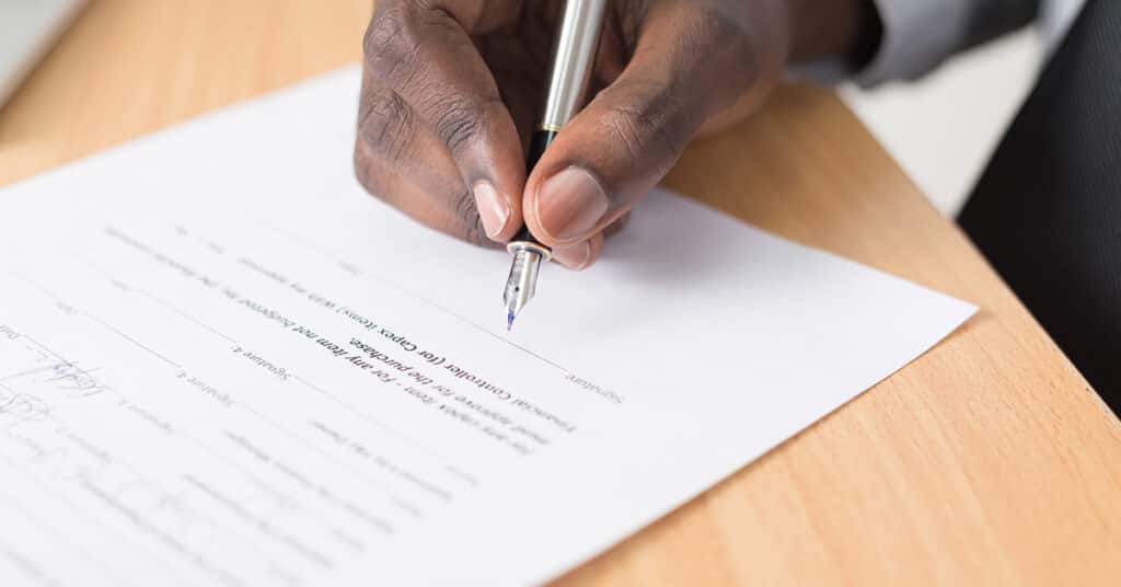 dealership paperwork