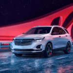 2024 Chevy Equinox driving at night