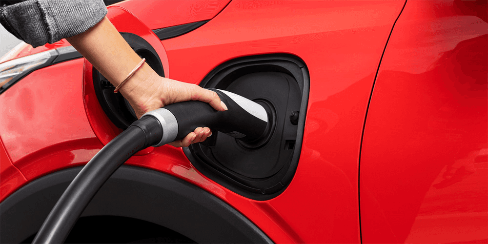 2027 Chevy Bolt Ev being charged