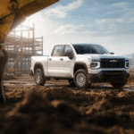 2027 Chevy Silverado on the job site
