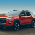 2027 Chevy Equinox driving on the road
