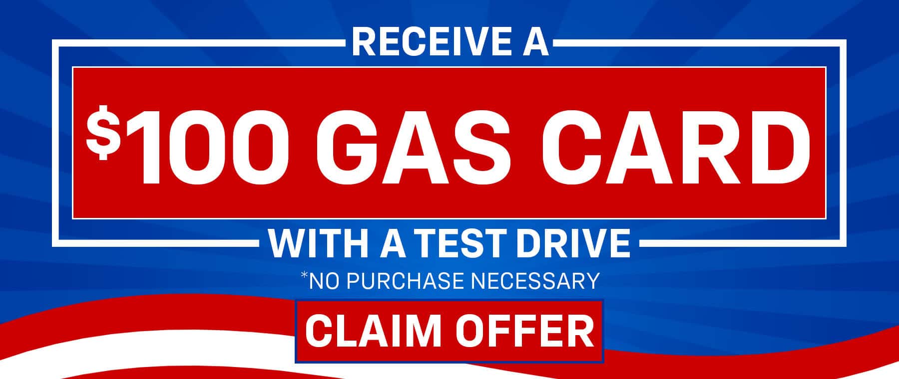 $100 Gas Card Promo