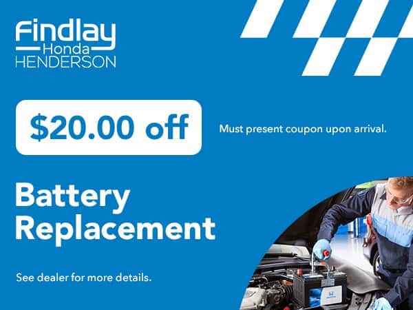 $20.00 Off Battery Replacement Special