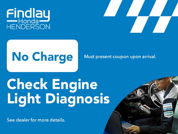 No Charge Check Engine Light Diagnosis Coupon