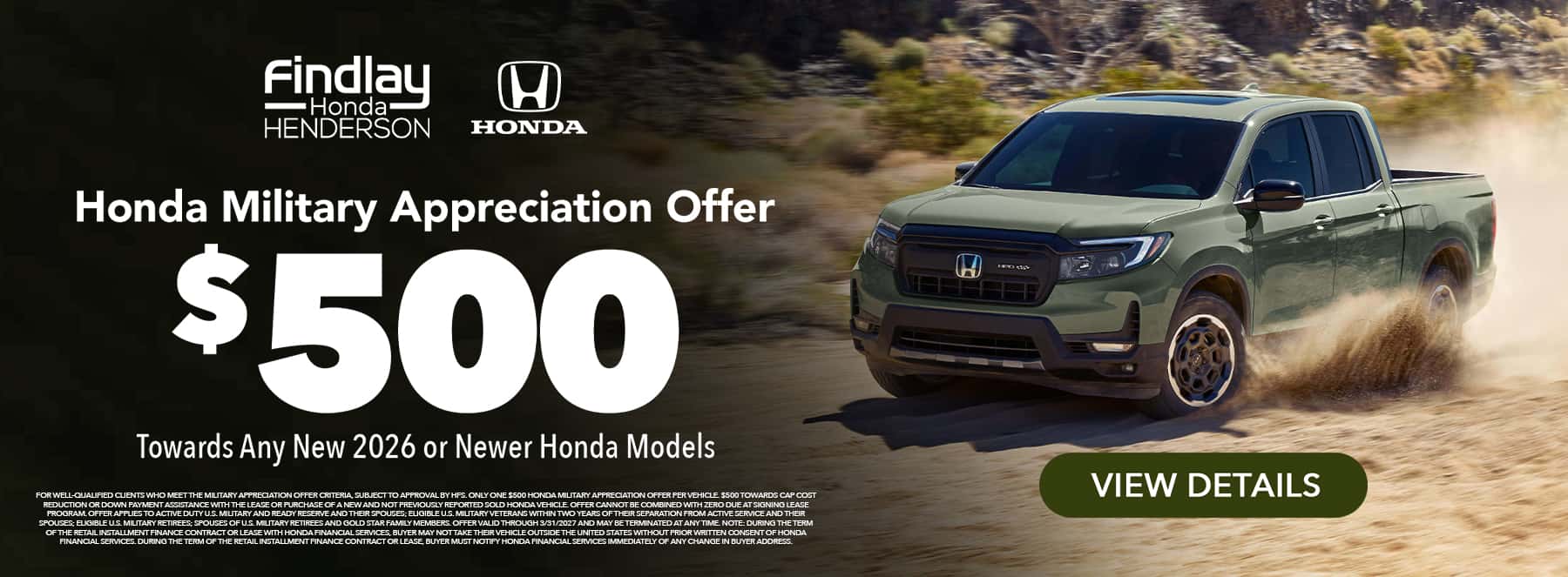 Findlay-Honda-Henderson-Oct-2026-Military-Offer-Banner-1800x663-1
