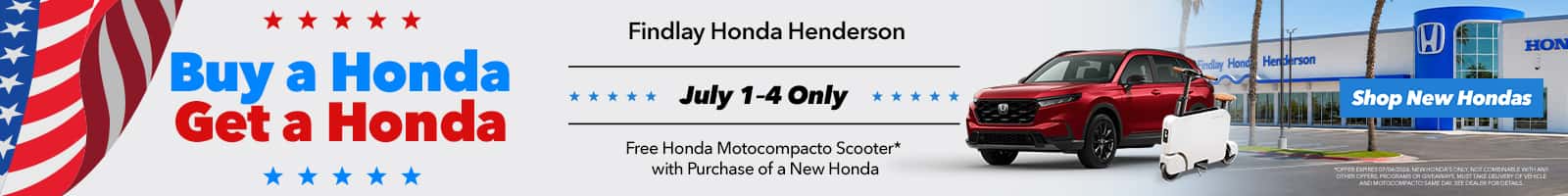 Buy a honda get a honda