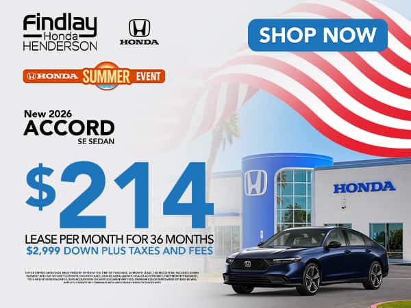 2026 New Honda Accord SE Sedan