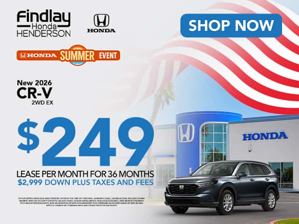 2026 New Honda CRV EX