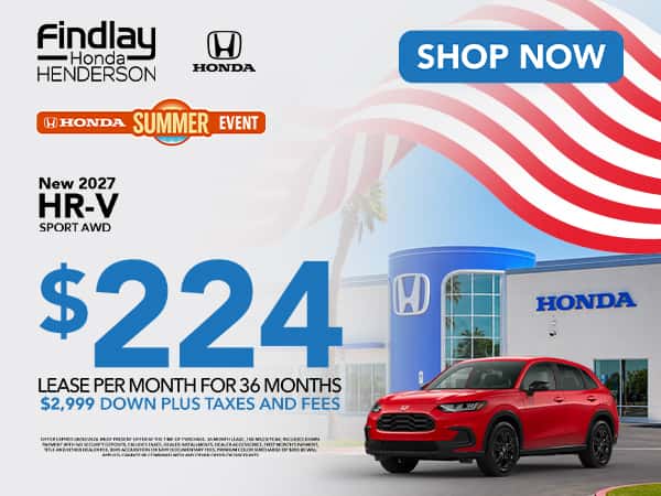 2027 New Honda HRV Sport AWD