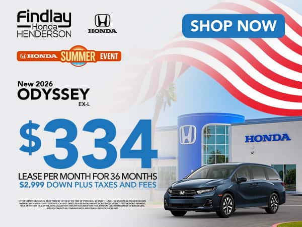 2026 New Honda Odyssey EXL