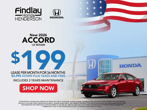 2026 Honda Accord LX Sedan