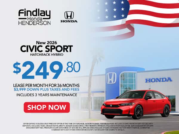 2026 Honda Civic Sport Hatchback Hybrid