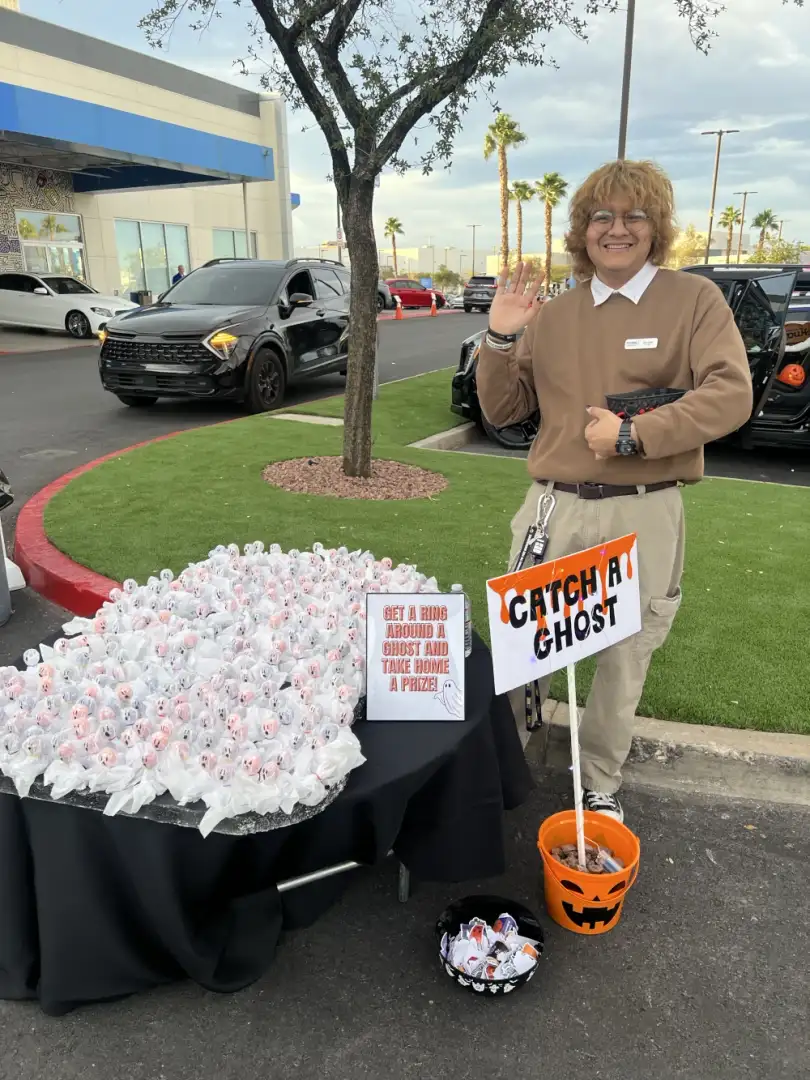 A decorated trunk at the Findlay Honda Henderson Trunk-or-Treat event
