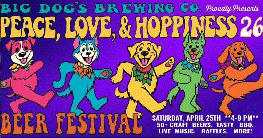Big Dog's Brewing Company Peace Love and Hoppiness Festival