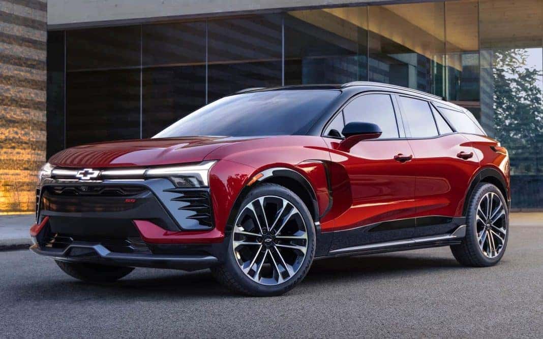 Red 2024 Chevrolet Blazer EV