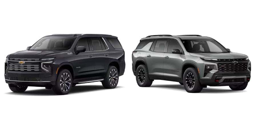 2026 Chevy Tahoe vs 2026 Chevy Traverse