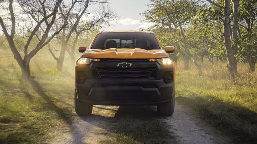 Chevy Colorado in the Woods
