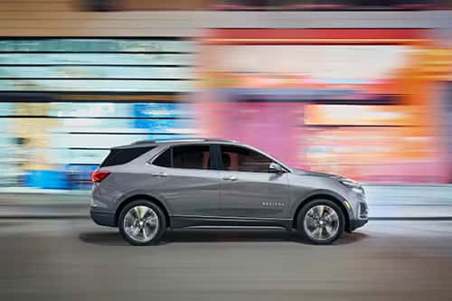 Chevy Driving Fast