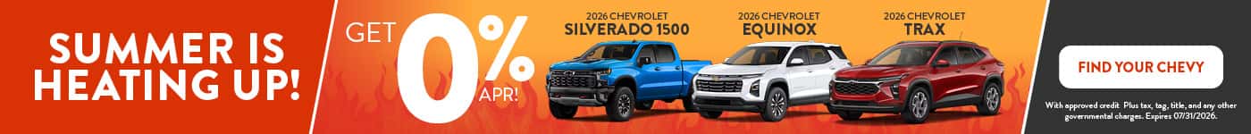 2026 EQUINOX, SILVERADO 1500 AND TRAX