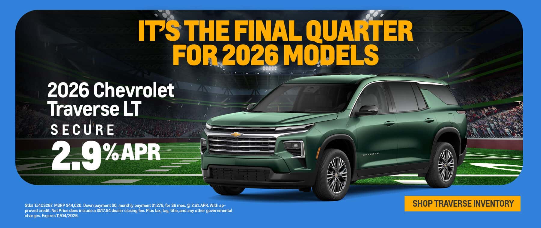 2026 Chevrolet Traverse LT