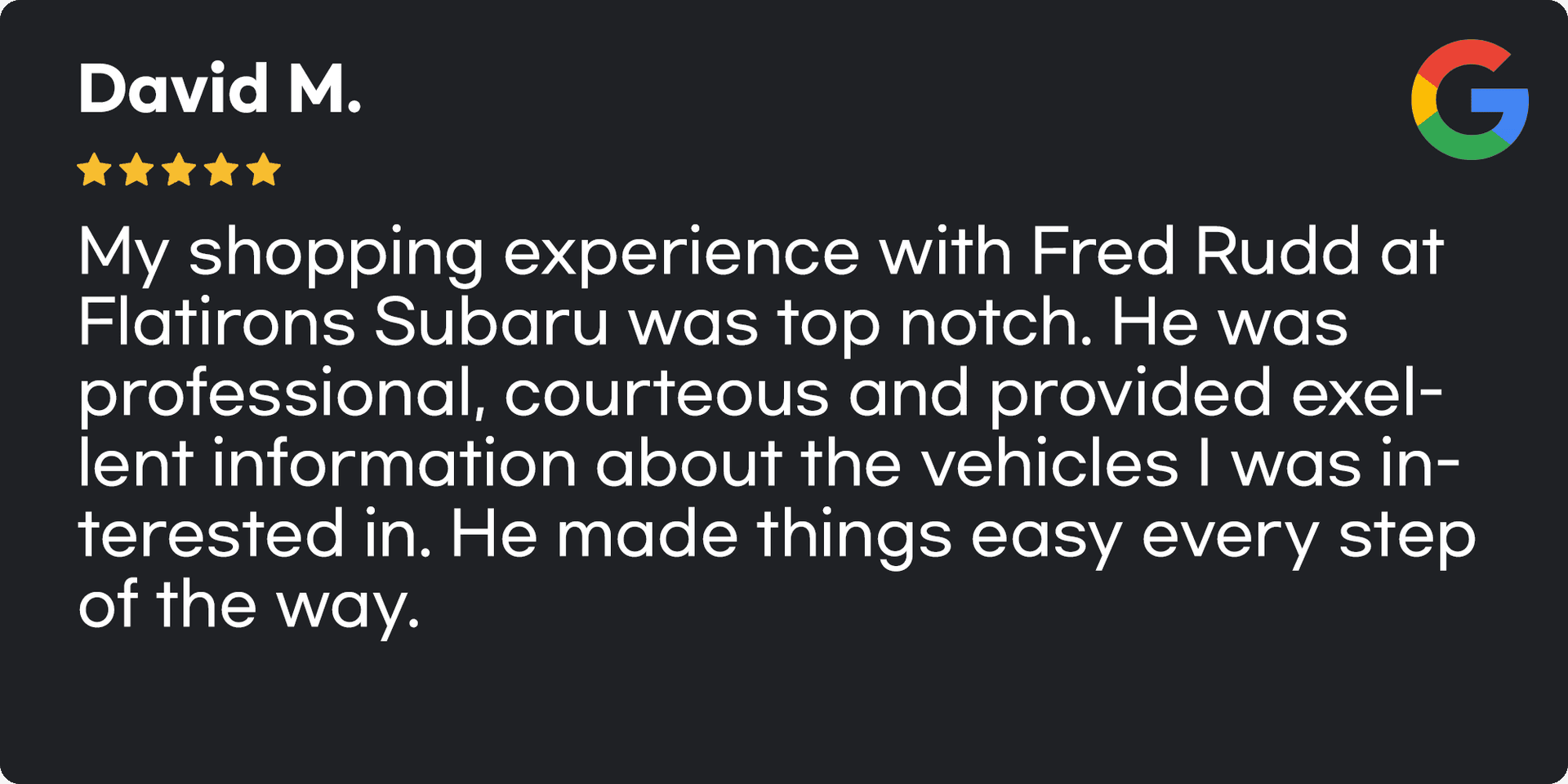 fred review 3