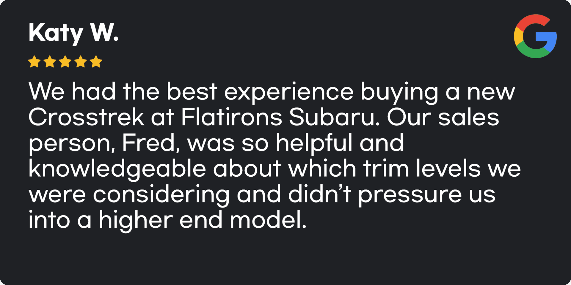 fred review 2