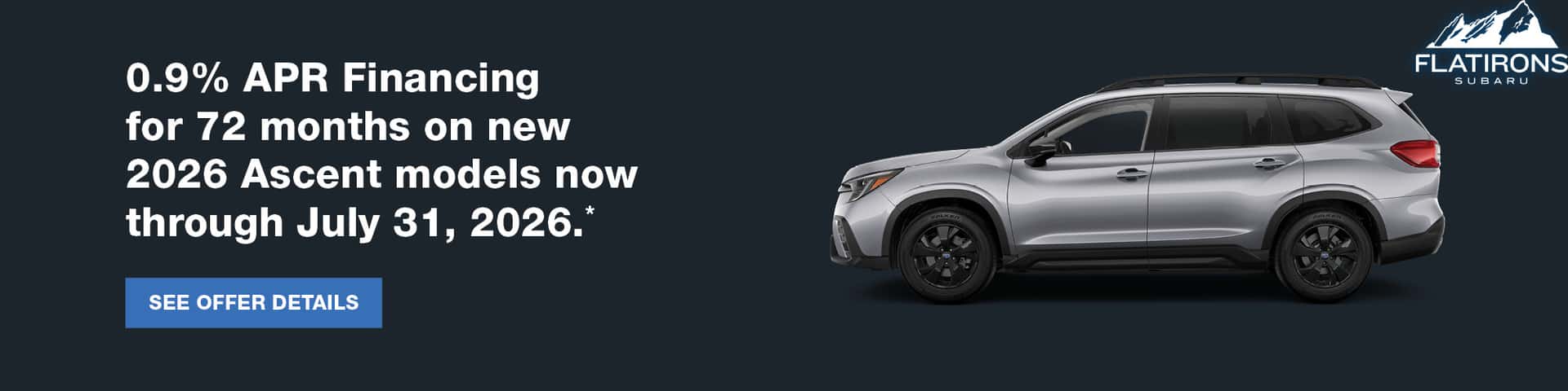 0.9% APR Ascent