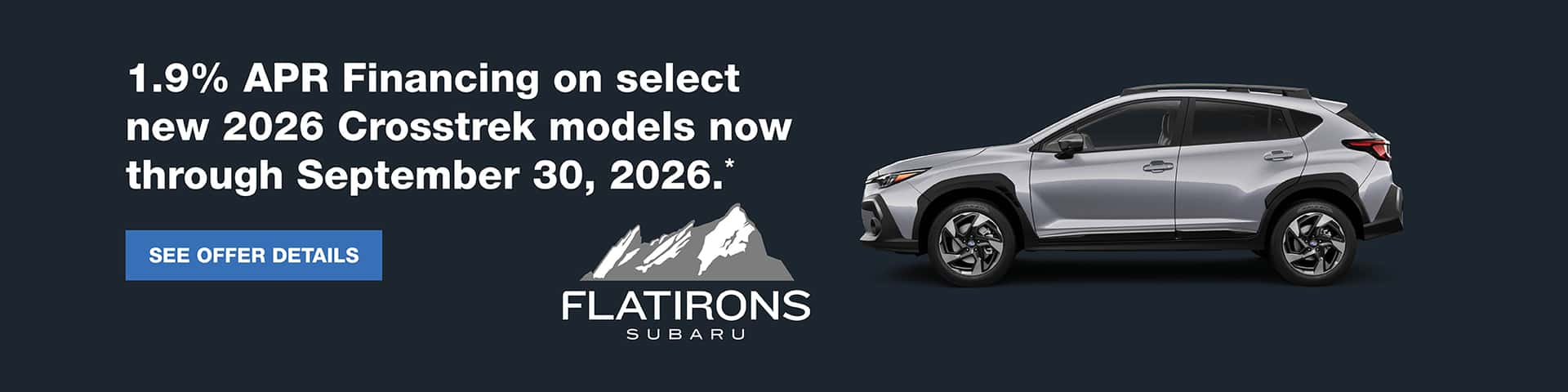 September 2026 Crosstrek