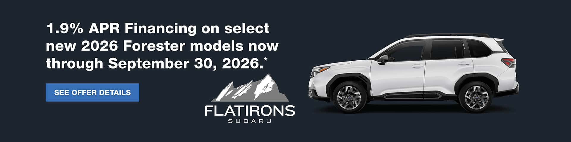 September 2026 Forester