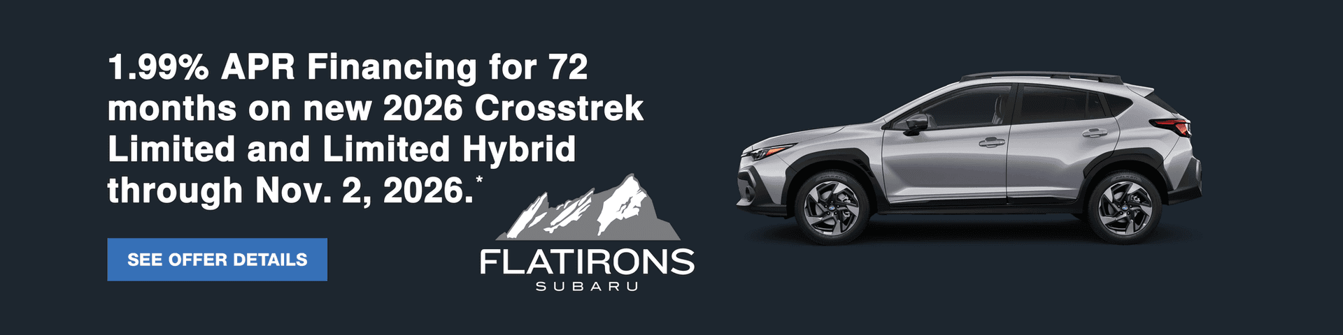 Oct 2026 Crosstrek