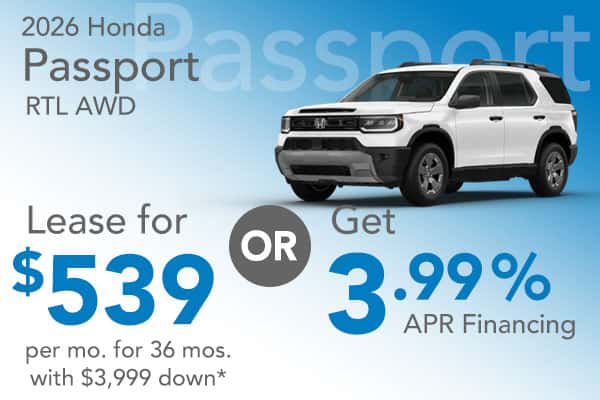 2026 Honda Passport RTL AWD