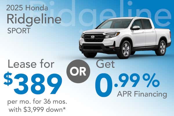 2025 Honda Ridgeline Sport