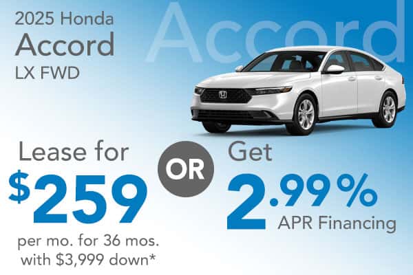 2025 Honda Accord LX FWD