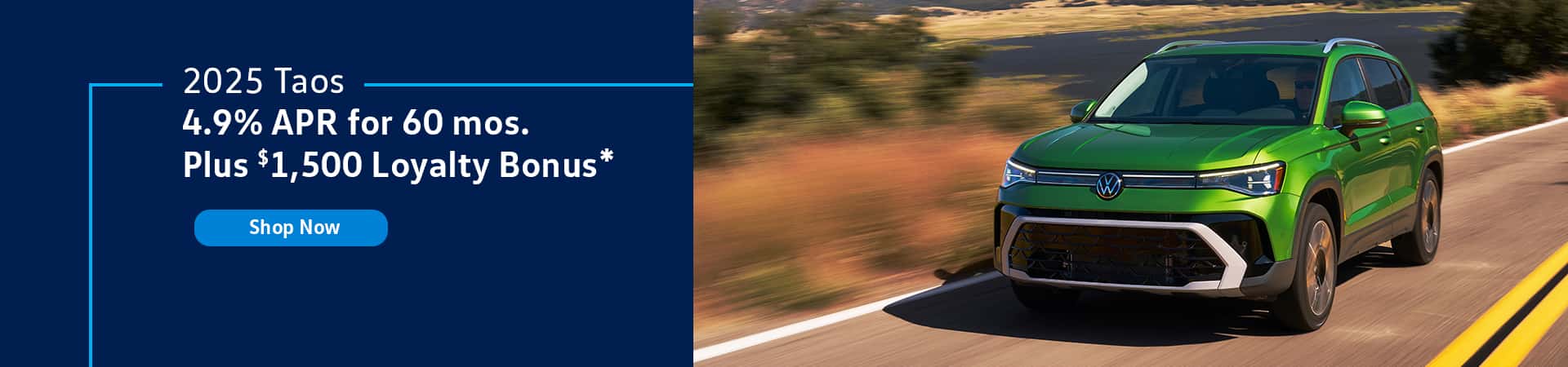 VW Taos Special Offer