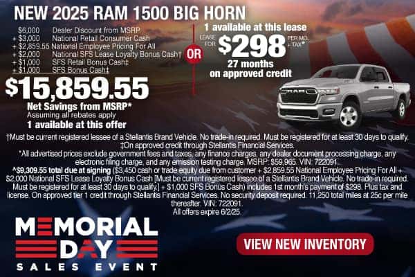New 2025 RAM 1500 Big Horn